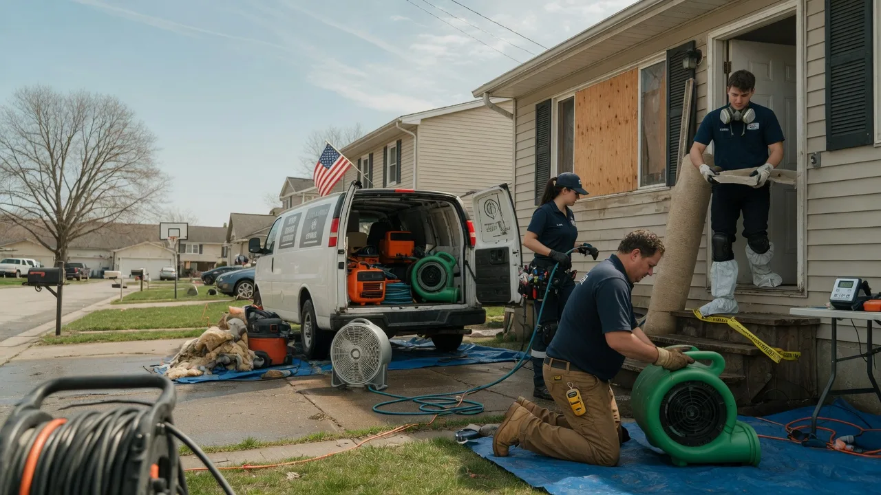 Water Damage Restoration in Burnt Prairie, IL near me
